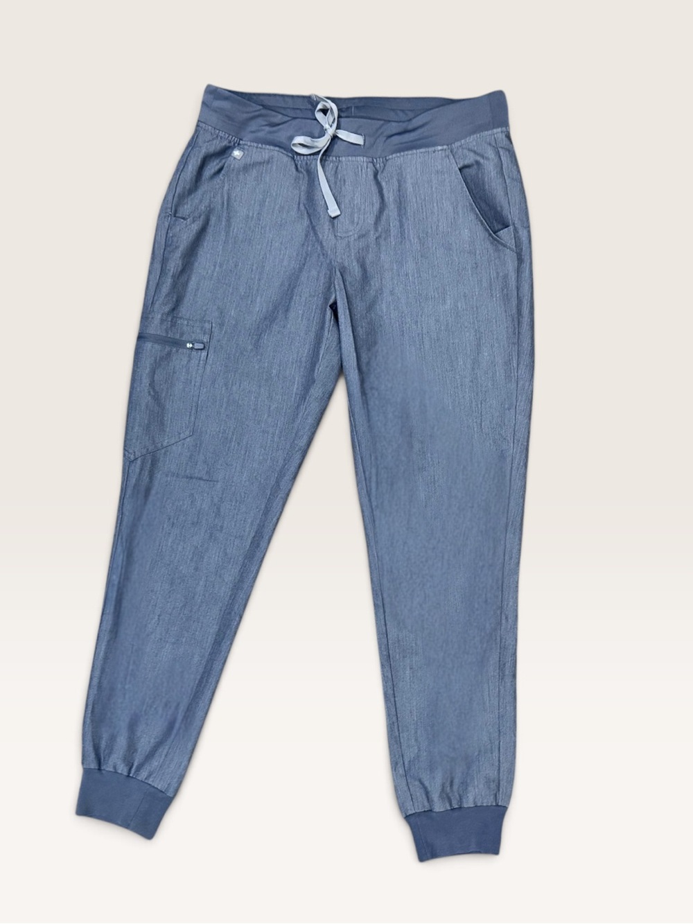 FIGS Women’s gray Jogger Scrubs  with Drawstring Waist medium